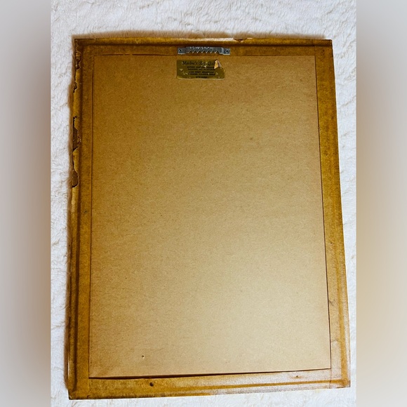 Geisha oil painting. Vintage. Frame size is 17 x 13 x 1 inches. - Picture 3 of 4